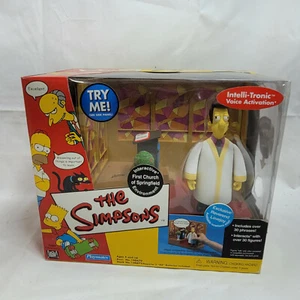 Playmates The Simpsons First Church of Springfield PlaySet w/ Rev Lovejoy Figure - Picture 1 of 6