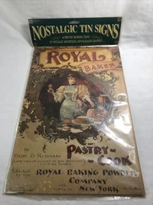 NOS Vintage 1996 Nostalgic Tin Sign - Royal Baking Powder 10.25"x16" Bristolware - Picture 1 of 9