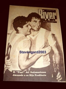 ARGENTINA SOUTH AMERICAN CHAMPION 1957 vs BRAZIL ORIGINAL River Magazine #646  - Picture 1 of 5
