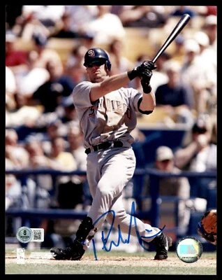 Phil Nevin Padres Autographed 8x10 Photo Beckett Authentic - Image 1 of 2