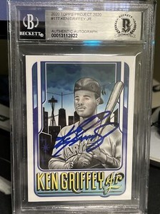 2020 Topps Ken Griffey Jr. Project Auto BGS AUTH RARE🔥🔥INVESTMENT CARD Cartoon