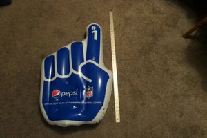 Large Oversize Pepsi Inflatable Finger Hand Puppet Official NFL #1 - Picture 1 of 10
