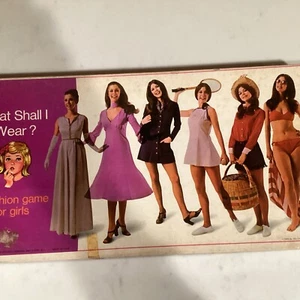 Vintage What Shall I Wear? 1969 Fashion Game Selchow & Righter Co. - Picture 1 of 13