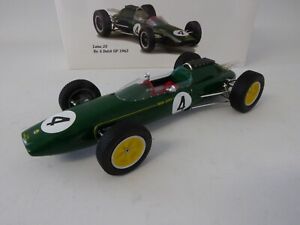 1:18 Team Lotus 25 #4 Jim Clark Dutch GP F1 1962 Spark Voiture 18S119