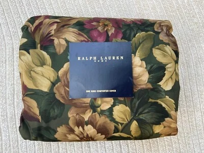 Ralph Lauren Edgefield Floral King  Duvet / Comforter Cover Vintage, Rare! - Image 1 of 4