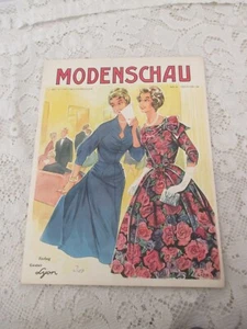 MODENSCHAU Nr. 38 Verlag Gustav LYON mit Schnittmusterbögen u. Bestellkarte - Photo 1/6