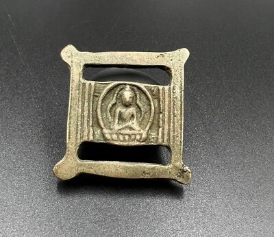 Antigüedades Tibetanas Nepalíes Nepalesas Indo Antiguo De Colección Latón Bronce Foto 1 de 4