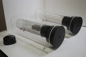 Lot of 2 Phipps & Bird Small Animal Metabolism Chambers 24cm Used? Clean! - Picture 1 of 12