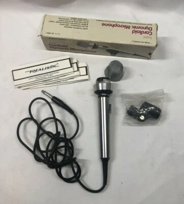 Realistic Super Cardioid Dynamic Microphone Model No. 33-992D - Image 1 of 4