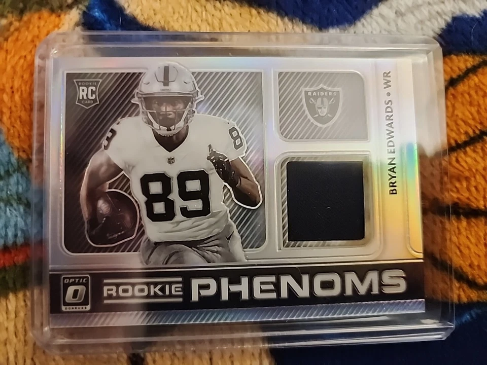 2020 Donruss Optic Rookie Phenoms Jerseys Horizontal #28 Bryan Edwards RC ROOKIE - Image 1 of 2