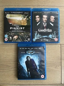 The Pianist / Goodfellas / The Dark Knight (3 BLU RAY DISC BUNDLE) - Picture 1 of 3