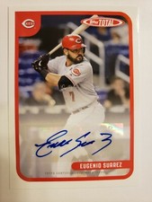 2020 Topps Eugenio Suarez Total Autograph Card #390-A Cincinnati Reds 