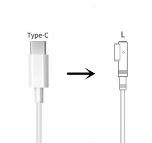 USB-C TYPE C PD to Magnetic charger cable cord For Apple Macbook air A1181 A1184 - Picture 1 of 4