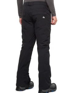 NUOVO QUIKSILVER NERO IMPERMEABILE PANTALONI DA SCI SNOWBOARD PANTALONI DA NEVE UOMO XL - Foto 1 di 2