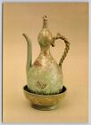 Postcard Wine Pot with Bowl Inlaid Celadon Ware Copper National Museum of Korea