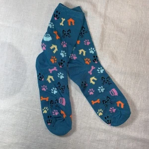 Pet Cat And Dog Socks Teal Blue P900 - Picture 1 of 6
