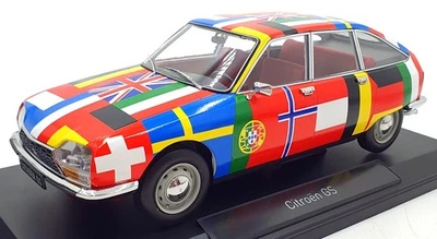 Norev 1/18 Scale Diecast 181667 - Citroen GS 1972 Drapeaux 2nd Version - Image 1 of 4