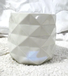 Yankee Candle White Ceramic Diamond Pattern w/Timer Wax Warmer SPW-132 - Picture 1 of 6