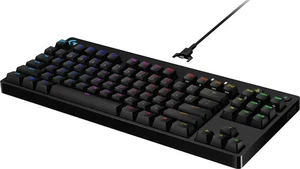 Logitech G PRO TKL Wired Mechanical GX Blue Clicky Gaming Keyboard w/ RGB - Picture 1 of 3