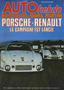AUTO HEBDO n°52 03/03/1977 PORSCHE RENAULT GIRAGLIA JABOUILLE - Imagen 1 de 1