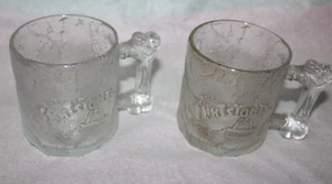 Vintage McDonald's Happy Meal Drinking Glasses The Flintstones 1993 Glass Mugs - Picture 1 of 5