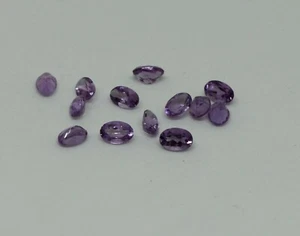 Amethyst oval faceted 6mm x 4mm natural loose stones light purple colour - Picture 1 of 1