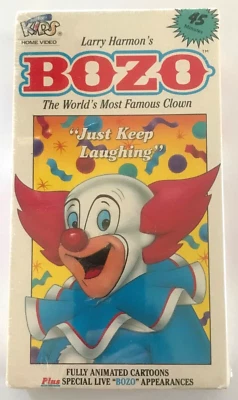 BOZO THE CLOWN Larry Harmon "Just Keep Laughing" VHS 1991 NEW SEALED - Image 1 of 2