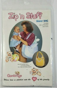Diaper Bag Zip 'n Stuff Pattern Uncut - Picture 1 of 3