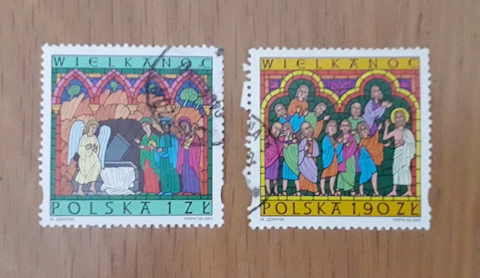 Juego completo de sellos usados Polska / Polonia: Semana Santa 2001 Foto 1 de 1