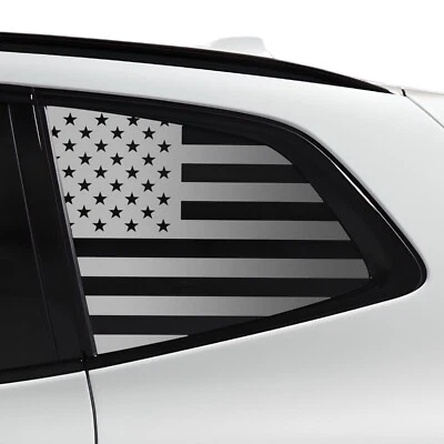 Se adapta a BMW X3 2019-2024 Cuarto Ventana Bandera Americana Vinilo Calcomanía Adhesiva Foto 1 de 4