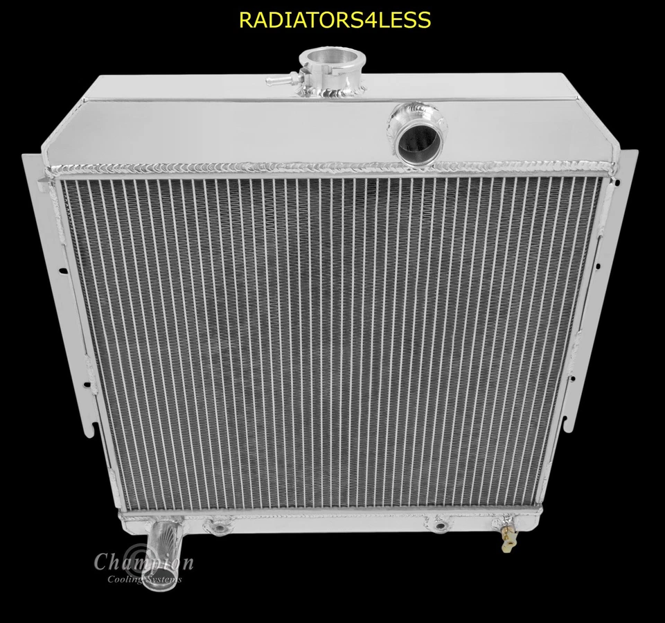 CAMPEÓN 3 FILAS RADIADOR TODO ALUMINIO 1964 DODGE DART PLYMOUTH VALIANT BARRACUDA Foto 1 de 2