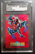 1993 Skybox Marvel Universe Spider-Man 2099 Red Foil Production Sample SGC POP 1