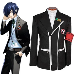 IN STOCK Minato Arisato Makoto Yuki Cosplay Costume Gekkoukan School Uniform - Picture 1 of 5
