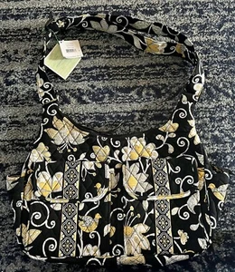 NOS-Vera Bradley CARGO SLING YELLOW BIRD Shoulder Bag HOBO Purse Handbag Retired - Picture 1 of 5
