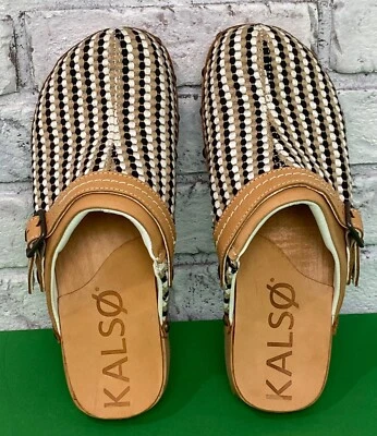 Kalso Earth Shoes Shanti Negative Heel Shoe Black Multi Moccasin Women Size 7 - Image 1 of 4