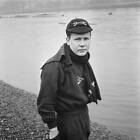 American student Jim Rogers cox of Oxford rowing team UK 1966 OLD PHOTO