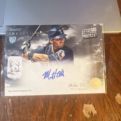 Mike Olt 2013 Bowman Inception Rookie Auto Rookie RC #RA-MO Rangers NM-MT - Image 1 of 4