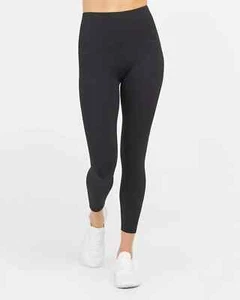 New Spanx Booty Boost Active 7/8 Leggings - 50186R - Black - Large - Picture 1 of 3