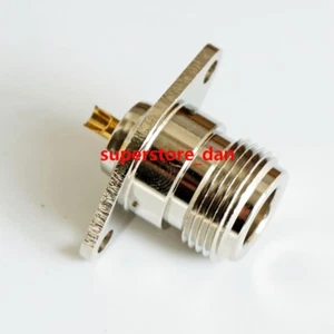 1 pieza N hembra Jack con brida de 2 orificios cubierta soldadura taza conector RF adaptador - Imagen 1 de 4
