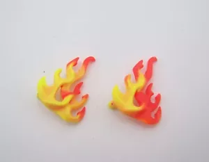 PLAYMOBIL (E1105) INDIENS - Lot de 2 Grandes Flammes à Fixer 5245 5247 5365 5100 - Imagen 1 de 1
