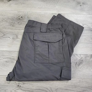 CQR Men's Tactical Water Repellent Ripstop Cargo Pants TLP108 Charcoal 42x32 - Picture 1 of 8