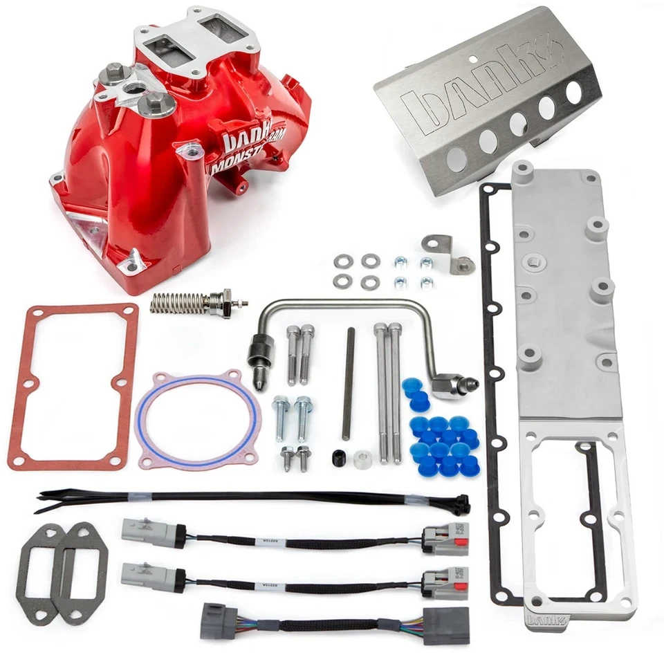 Dodge Ram Cummins 2013-2018 de admisión y calefacción de rejilla Banks Monster-Ram Foto 1 de 4