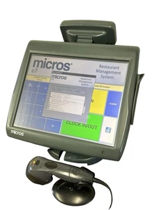 Micro Workstation 5A POS 400814-101 Terminal & Stand getestet und funktionsfähig *lesen* - Bild 1 von 8