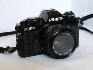 Minolta X-570 35mm Film Camera w/50mm 1.7 Lens Almost Mint Condition . - Picture 1 of 6