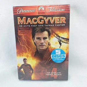 New Sealed MacGyver: The Complete Fourth Season Series. 5 DVD Discs 19 Episodes - Picture 1 of 3