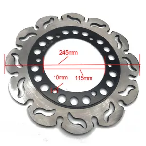 245mm Stainless Rear Brake Disc Rotor For Yamaha YZF600R Thundercat 1996-2003 - Foto 1 di 3
