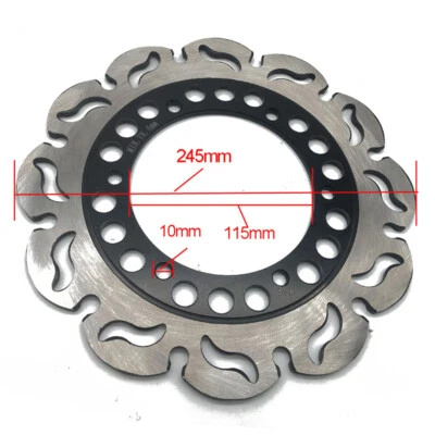 Rotor de disco de freno trasero 245 mm m para Yamaha TDM850 91-01 TDM900 02-09 TRX850 96-99 Foto 1 de 3