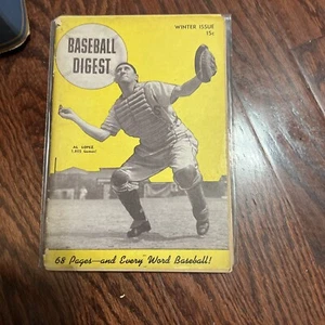 Vintage 1945 Baseball Digest - Winter Issue - Al Lopez Cover - Picture 1 of 8