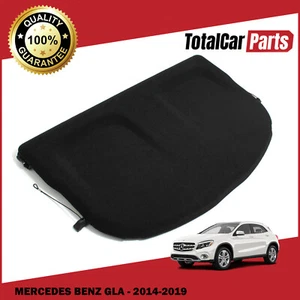 ESTANTE DE PAQUETE FIJO NEGRO CUBIERTA DE CARGA TRASERA PARA MERCEDES GLA X156 MK1 2014-2019 - Imagen 1 de 8
