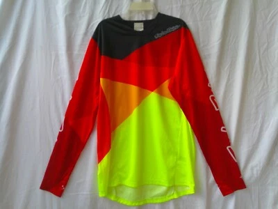 Troy Lee Designs TLD Sprint Bike Off-Road Jersey Black/Red/Gray Medium SAMPLE - Image 1 of 4